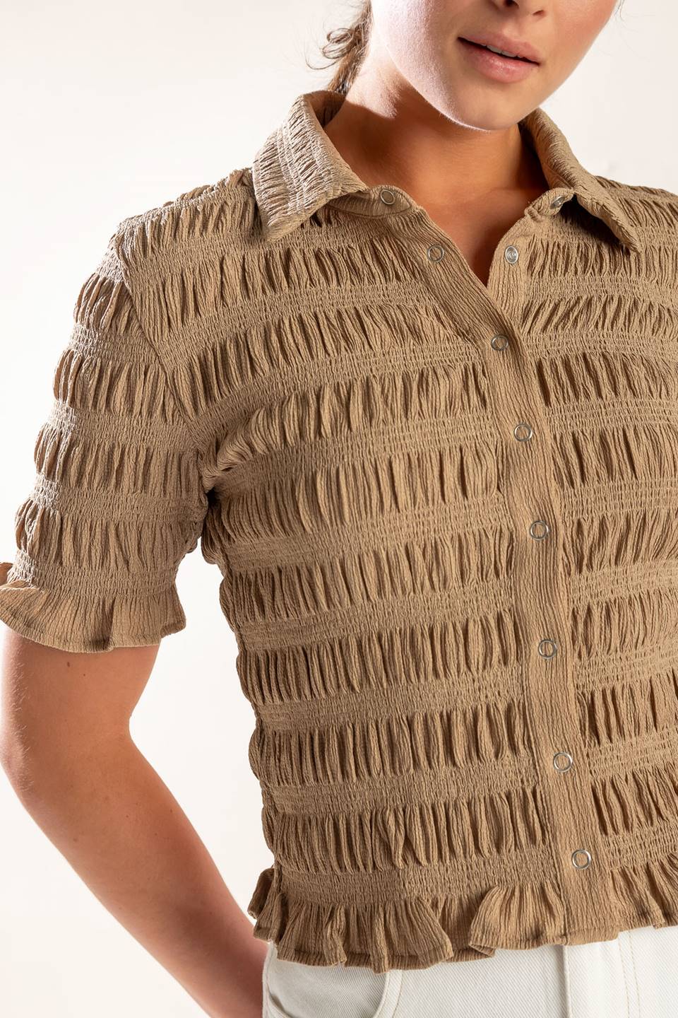 PICNIC AT SUNSET WOVEN TOP Flying Tomato